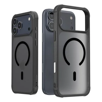 Arareee Duple Magsafe Armor Slim Case For Iphone 17 Pro Max - Black